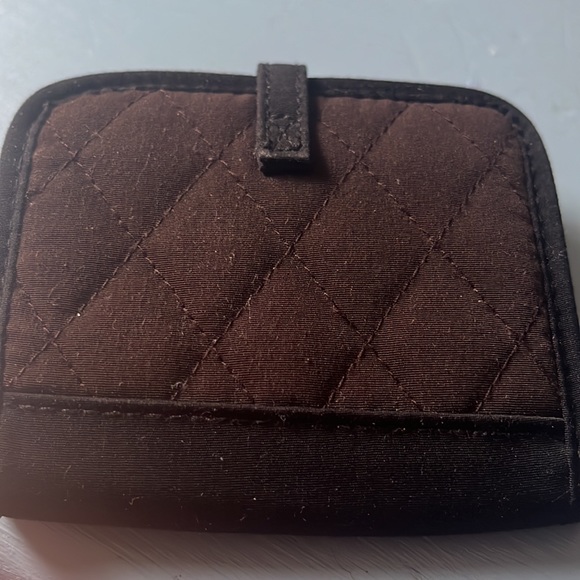 Vera Bradley Brown and Black credit card wallet. Pristine condition! - Picture 2 of 4